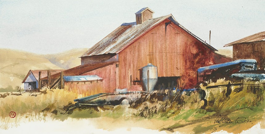 "Halfred's Barn," 2016. - COURTESY WILLIAM MATTHEWS