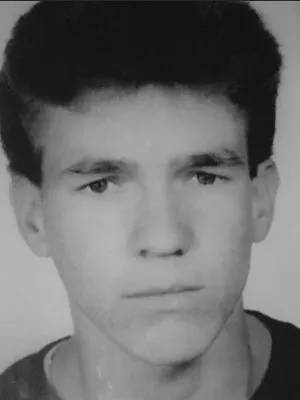 The only photo left of Junuz Ibisevic, when he was a young police officer. - COURTESY OF MELIS IBISEVIC