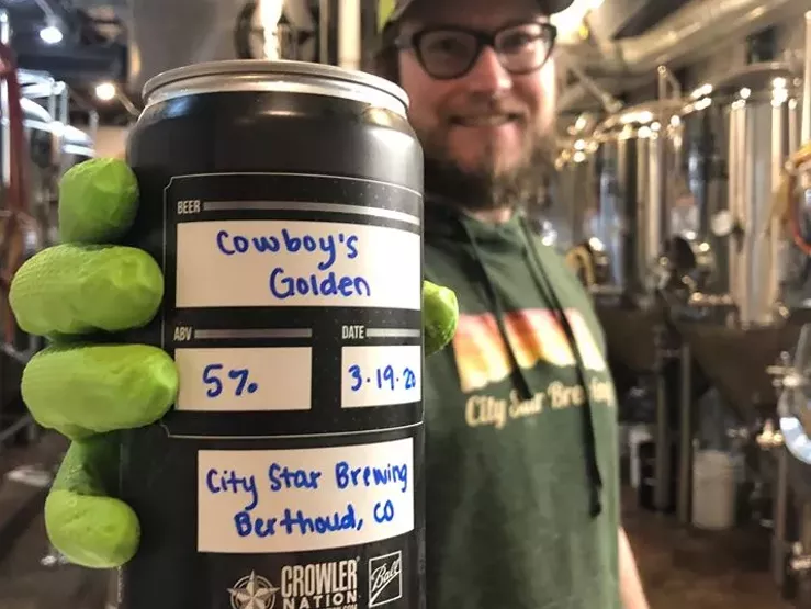 City Star Brewing immediately bought at Crowler machine after the shutdown took effect. - CITY STAR BREWING