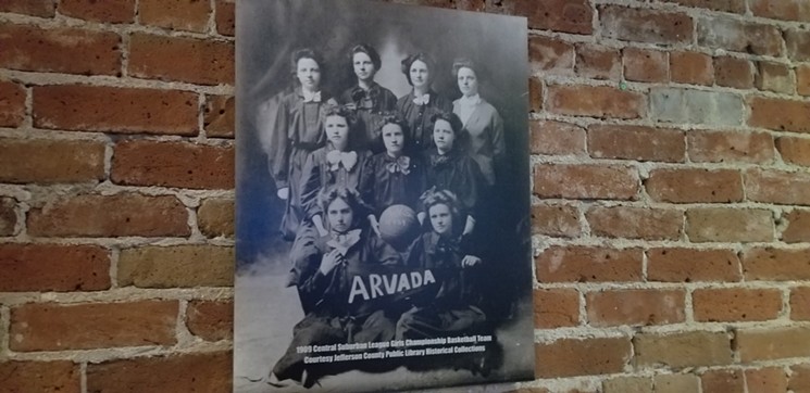 These fierce lady athletes may or may not haunt the Grandview Tavern. Either way, it's a pretty cool picture. - SARAH MCGILL