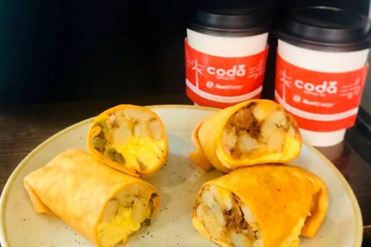 Breakfast burritos and coffee — courtesy of Tacos Tequila Whiskey. Just don't forget the Bloody Marys! - COURTESY TACOS TEQUILA WHISKEY