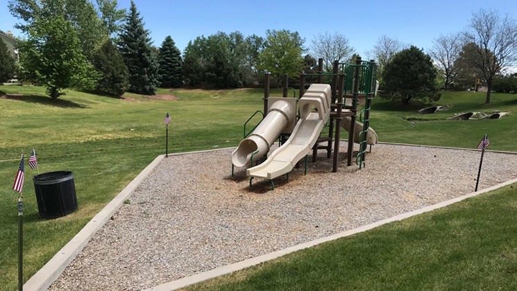 A wider angle on the Jeffco playground. - PHOTO BY MICHAEL ROBERTS