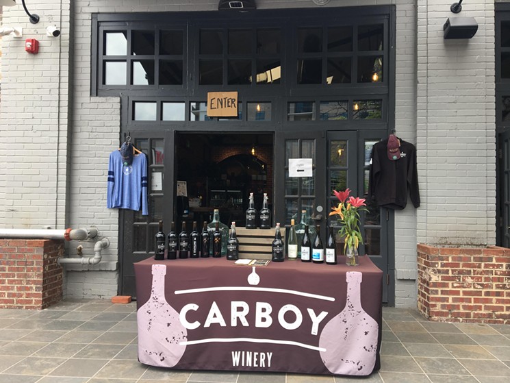 Carboy was set up for easy takeout on my visit, but is now also seating guests at safe distances. - LEIGH CHAVEZ BUSH