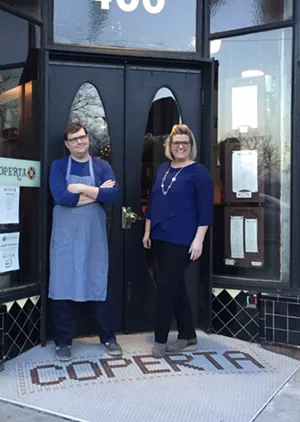 Paul C. Reilly and Aileen V. Reilly, unmasked — at least before customers arrive. - COURTESY OF COPERTA