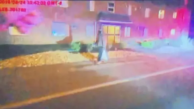 A surveillance image of Elijah McClain near where he was attacked by Aurora police. - AURORA POLICE DEPARTMENT VIA CBS4