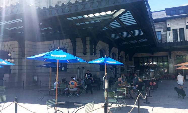 Union Station's restaurants are doing the outdoors right. - MARK ANTONATION