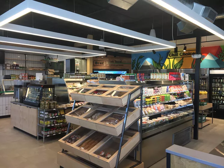 Choice Market's shelves are stocked with local products as well as a few typical conveniences store brands. - MARK ANTONATION