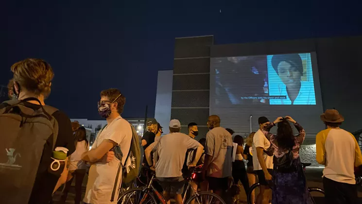 The August 17 screening of a video featuring celebrities such as Janelle Monáe reading Elijah McClain's last words. - CHANGE.ORG