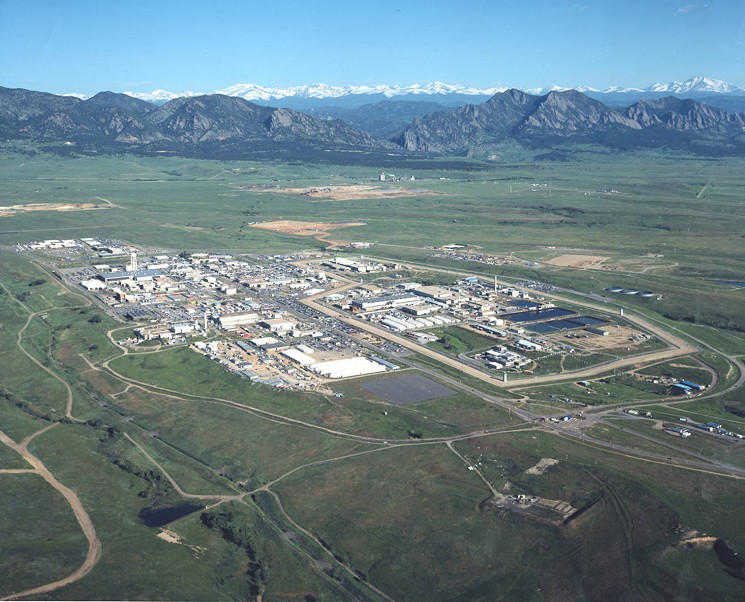 The Rocky Flats Nuclear Weapons Plant before the cleanup. - DENVER PUBLIC LIBRARY
