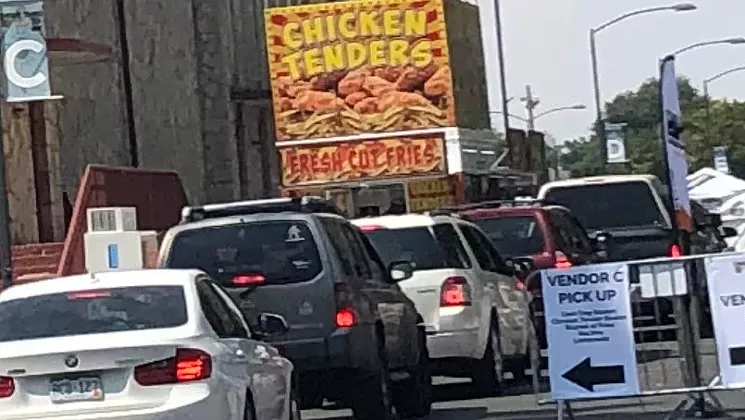 The public portion of the 2020 Colorado State Fair mainly consists of drive-up food service. - PHOTO BY MICHAEL ROBERTS