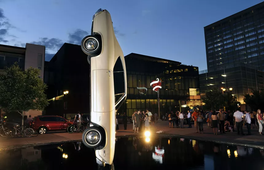 Gonzalo Lebrija, "History of Suspended Time," from the 2010 Denver Biennial Festival. - BIENNIAL OF THE AMERICAS
