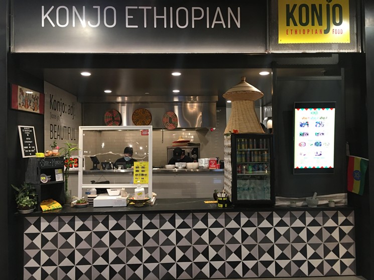 Konjo Ethiopian, at Edgewater Public Market, kicks off Black Restaurant Week. - MARK ANTONATION