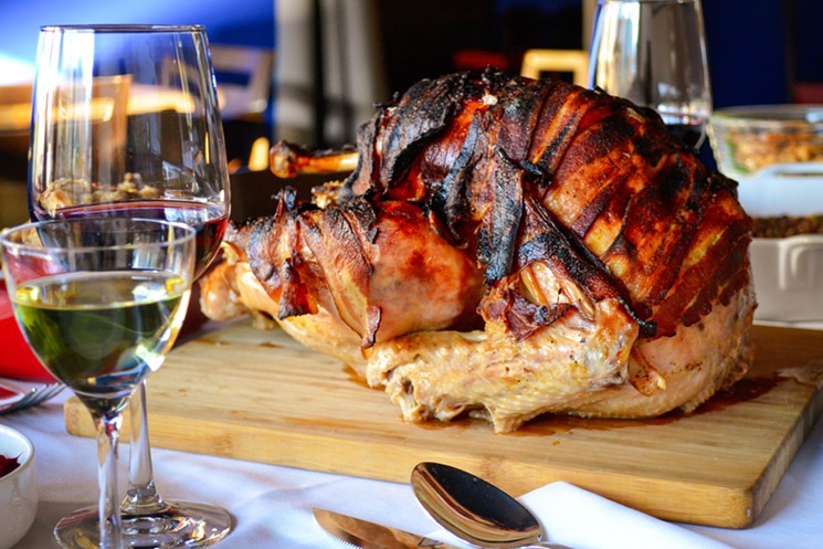 Everything, including Thanksgiving, is better with bacon. - COURTESY OF THE EMPIRE LOUNGE & RESTAURANT