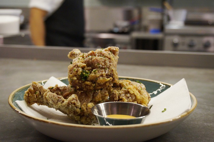 Even if you're ordering sushi, make sure and get an order of Osaka Ramen's karaage, too. - MARK ANTONATION