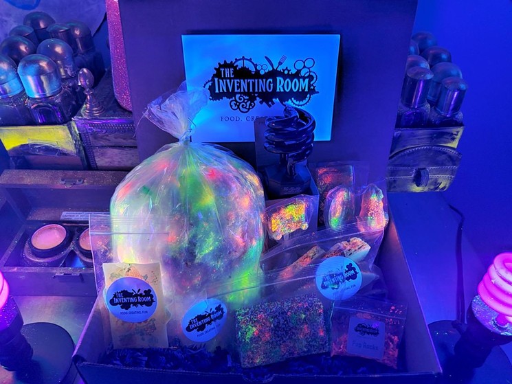 Glow-in-the-dark candy is sure to wow someone. - INVENTING ROOM