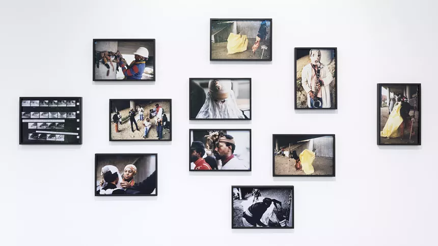 “Ceremony for Freeway Fets,” by Senga Nengudi. - © SENGA NENGUDI; PHOTO BY TIMO OHLER; COURTESY OF THE DENVER ART MUSEUM