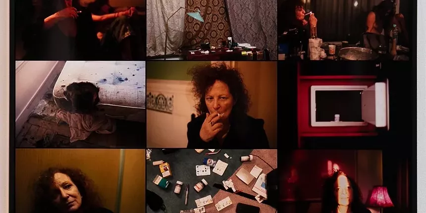 Nan Goldin, "Memory Lost," 2020. archival pigment print. - COURTESY THE ARTIST AND MARIAN GOODMAN GALLERY NEW YORK, PARIS AND LONDON. PHOTO BY WES MAGYAR