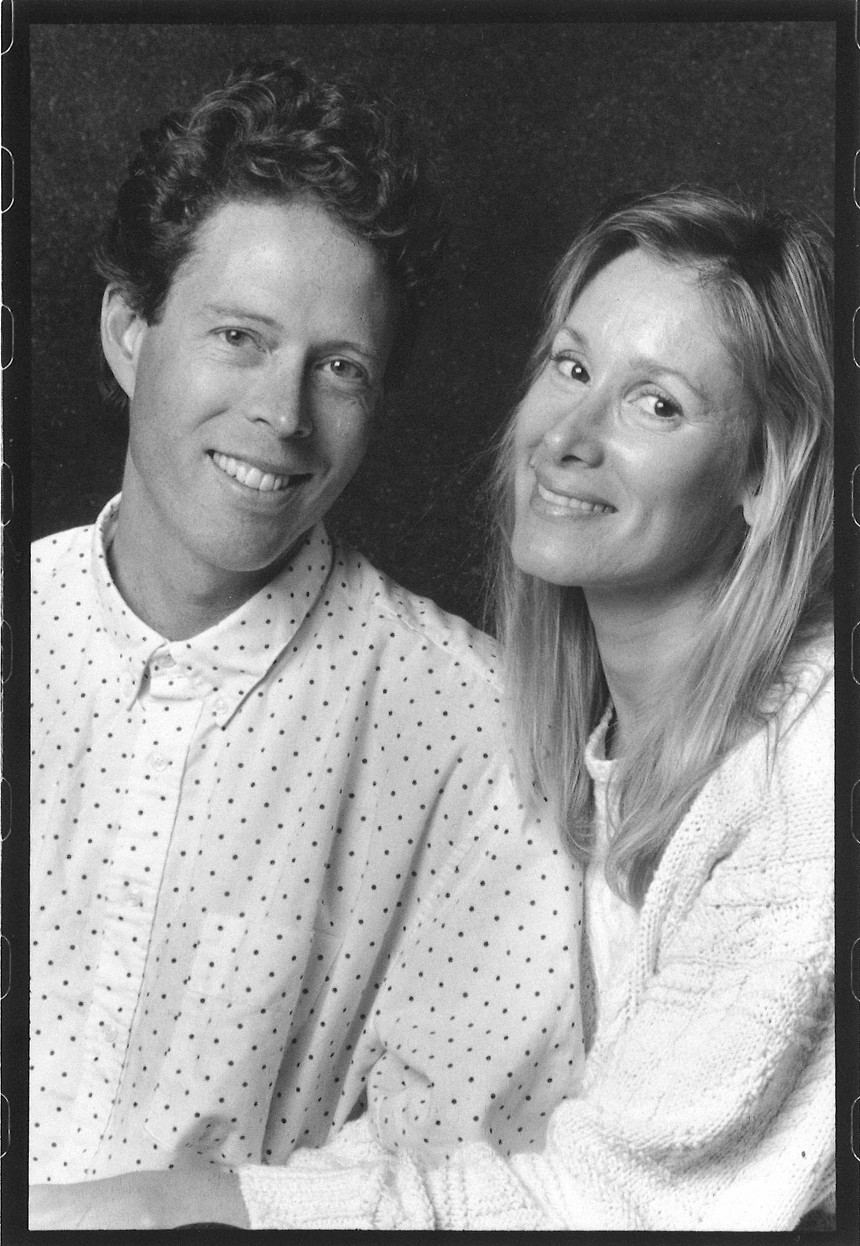 Nick and Helen Forster in 1991, the year they started eTown. - LAURA LYON