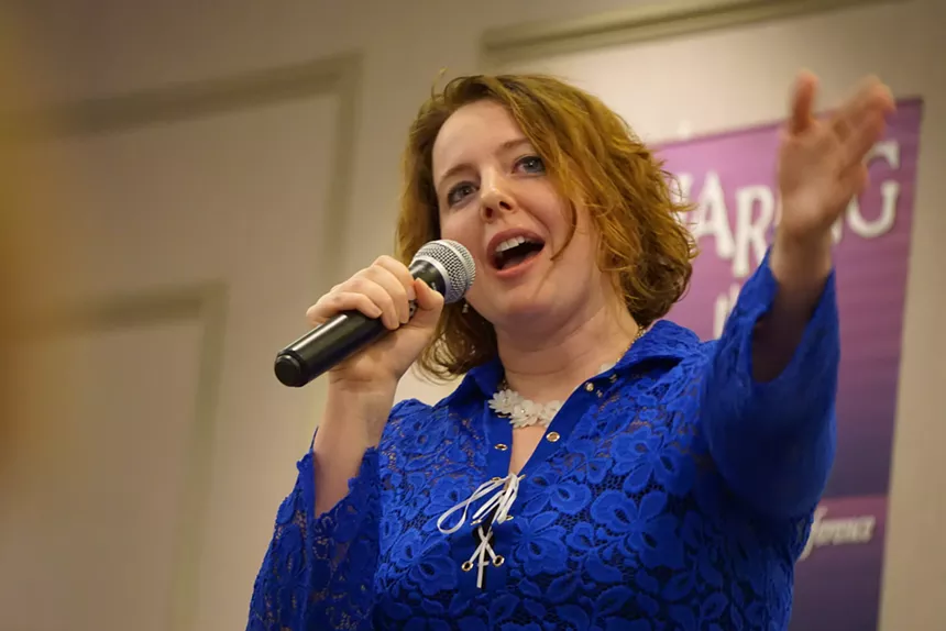 Rachel Ann Harding, co-owner of Stories With Spirit, has had an affinity for storytelling and theater since she was young. - SIMON BROOKS
