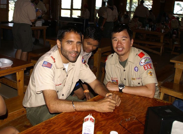 P.J. Parmar and Avery Kong became friends as teens through Boy Scouts of America. - COURTESY OF P.J. PARMAR