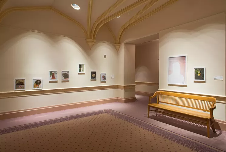 Matt Pevear, Mastering the Art of French Cooking, installation view, at BMoCA at Macky Auditorium, 2019. - COURTESY OF MATT PEVEAR