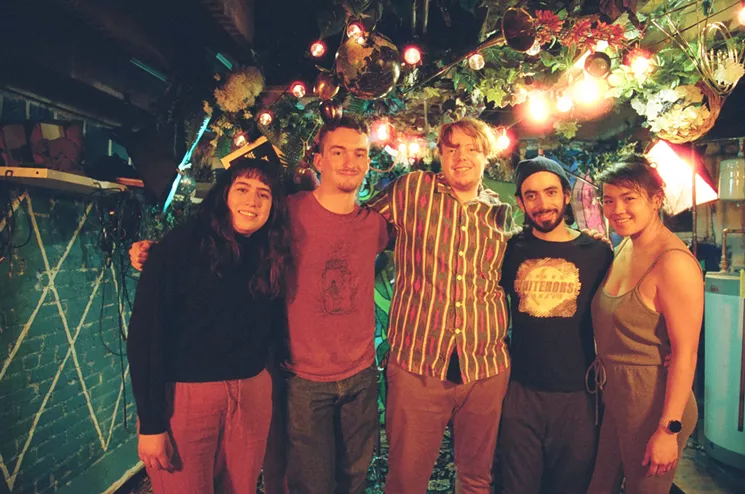 The Salt Lick Denver collective includes, from left, Maya Bennett, John Baldwin, Chris Voss, Jason Edelstein and Andrea Hoang. - MALLORY REDMON