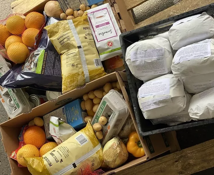 Tommy Crosby, the Food Access Manager, says the funds have allowed them to further connections with various local producers. - COURTESY OF METRO CARING