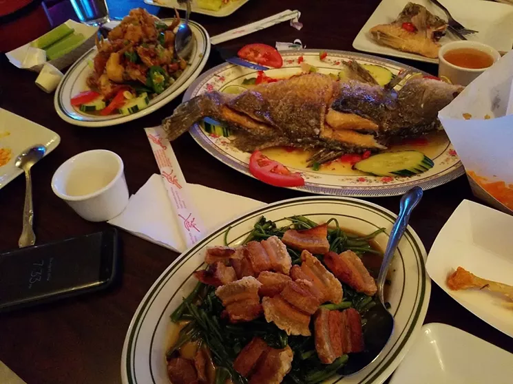 Yes, great Asian food ad Woody's Wings & Things. - GIL ASAKAWA
