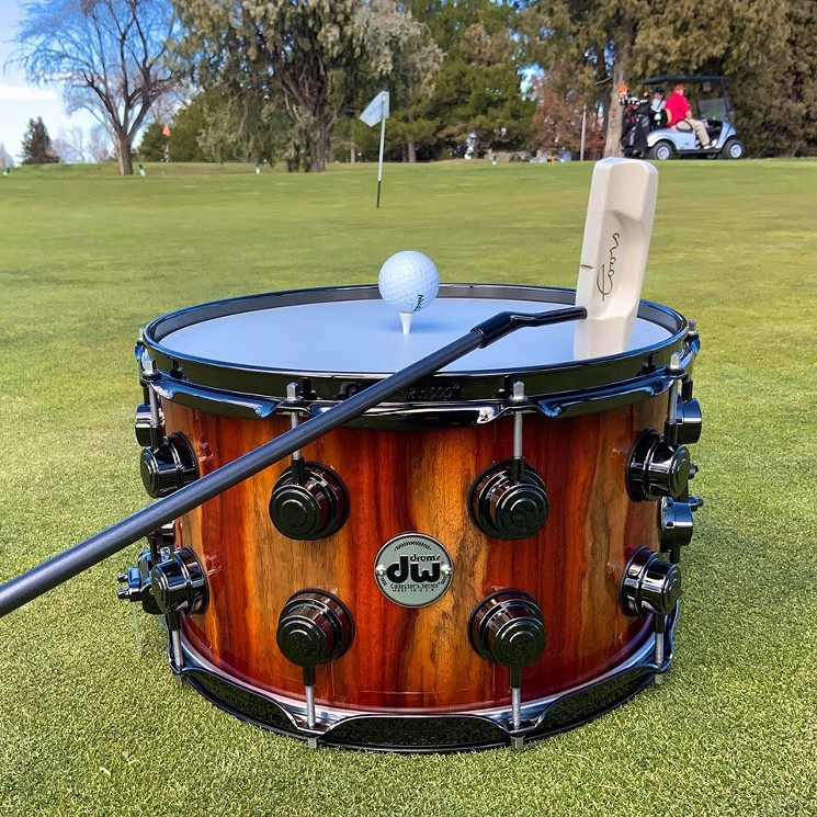 DW Collector's 8x14" snare drum. - ALEX SIMPSON