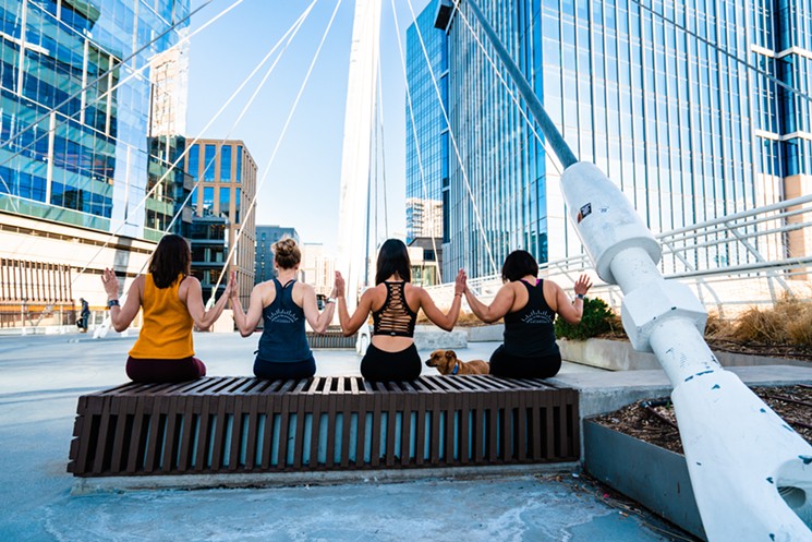 Denver studios offer a variety of yoga styles; the trick is finding one that works for you. Pictured are practitioners from Better Buzz Yoga. - MEG O'NEIL