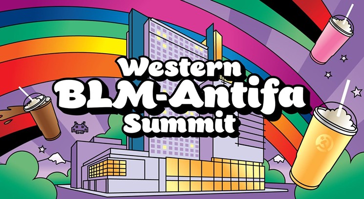 The graphic for the Western BLM-Antifa Summit. - SPECIAL TO WESTWORD