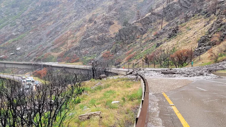 I-70 Closure Glenwood Canyon Mudslide Photos Update | Westword