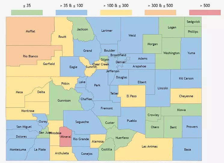 Where in Colorado the CDC Says Masks Should Be Worn Indoors Update ...