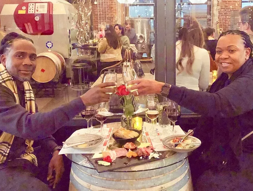 The signature tasting comes with five wines and charcuterie, the perfect date night spread. - BIGSBY'S FOLLY