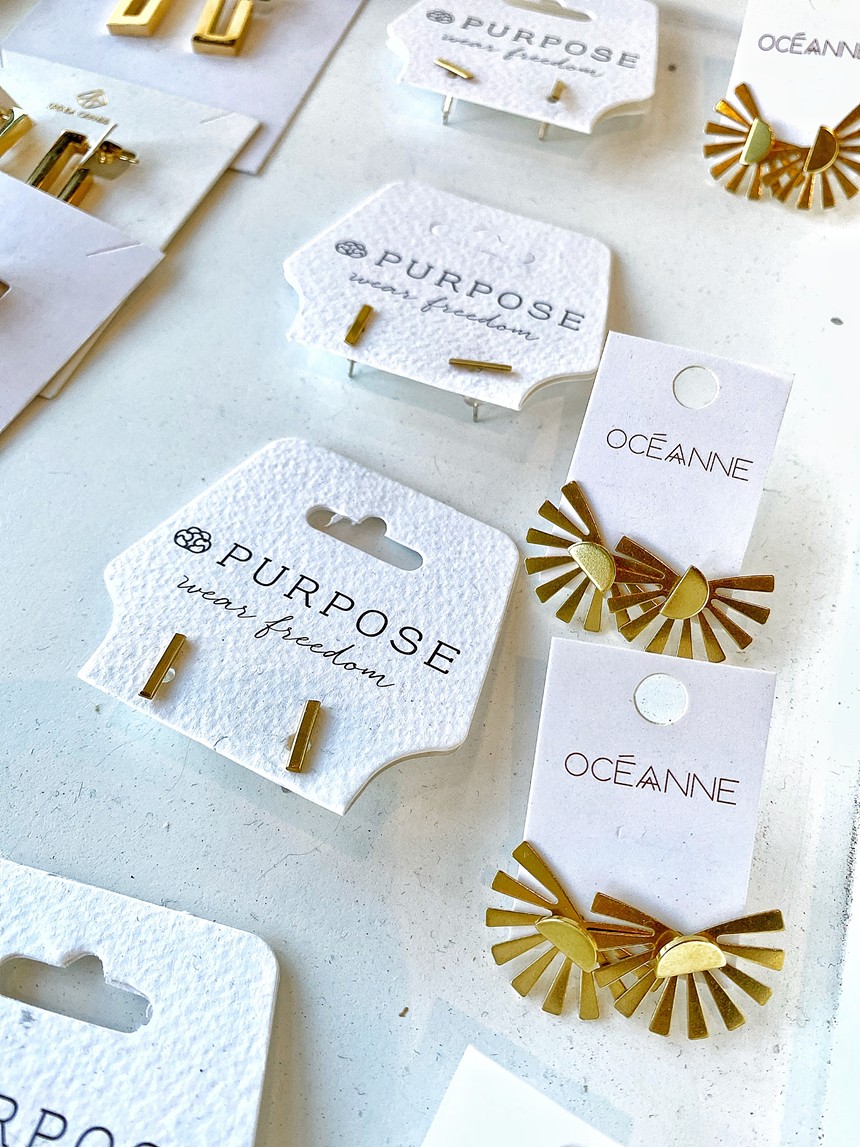 Purpose jewelry made by women escaping human trafficking. - ERIKA RIGHTER