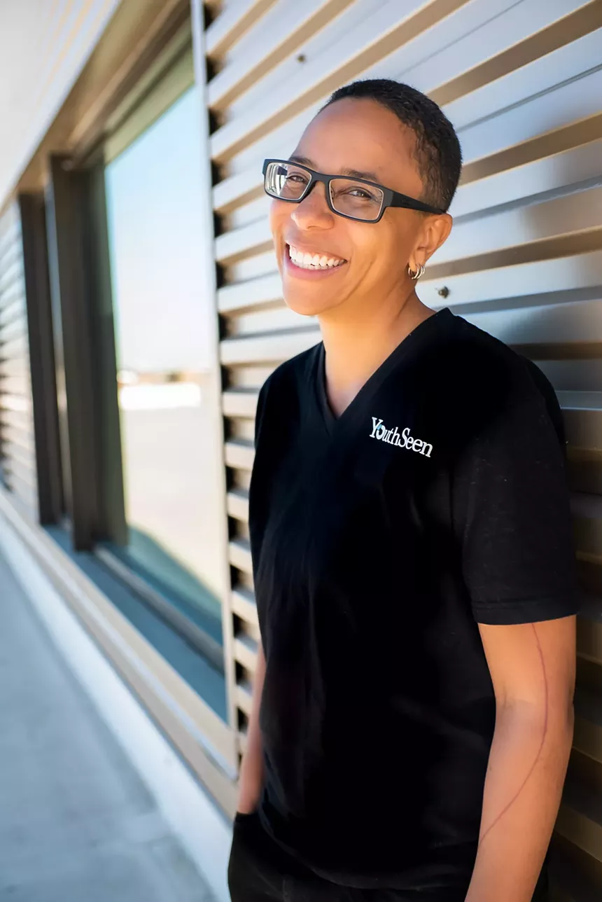 Dr. Tara Jae, founder of YouthSeen and co-founder of Black Pride Colorado. - EBONI BONEÉ COLEMAN FROM EB PIXS