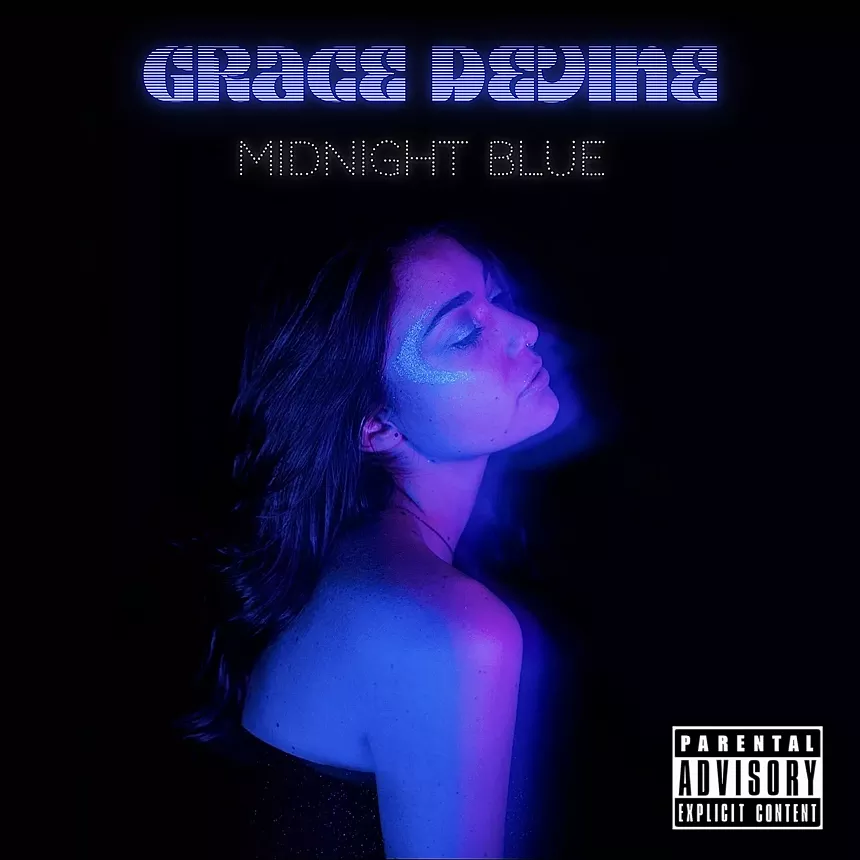 On Midnight Blue, DeVine's dreamy vocals are supported by a backbone of hard-hitting beats. - KAITLIN MCMULLEN