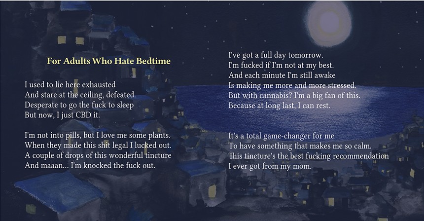Mansbach's poem: "For Adults Who Hate Bedtime" - GO THE F*CK TO SLEEP