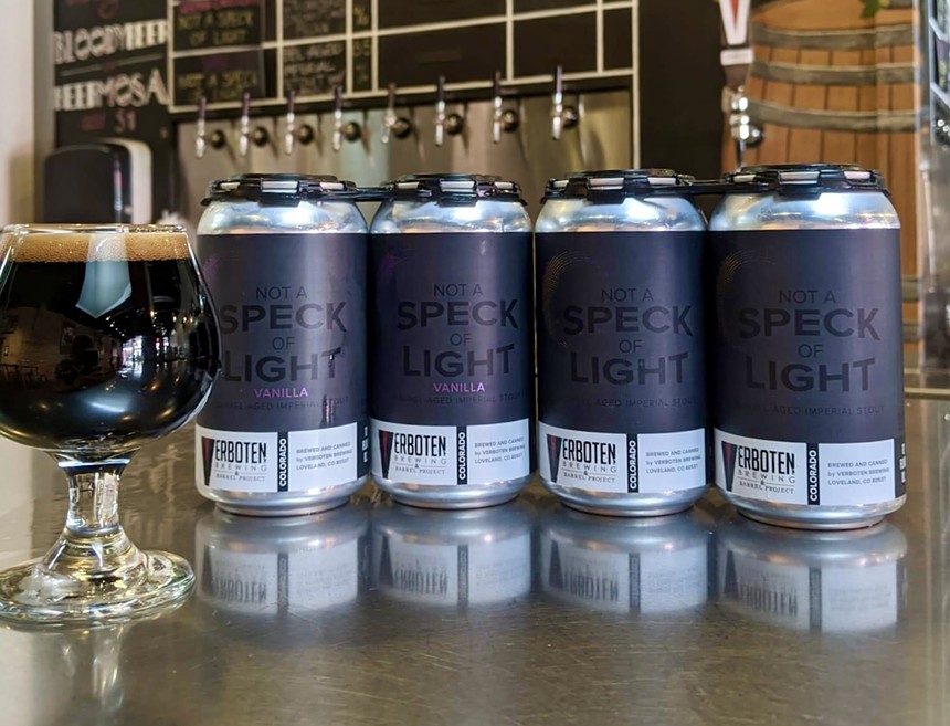 Not a Speck of Light debuted in 2020. - VERBOTEN BREWING