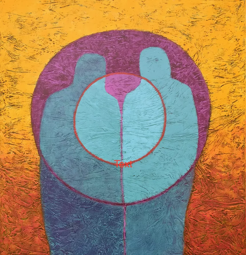 Carrie MaKenna, “In the circle of trust” (detail). - CARRIE MAKENA