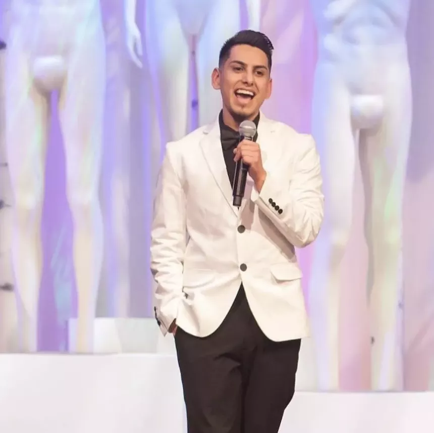 Michael Garcia, Paper Fashion Show co-producer. - SOONA STUDIOS