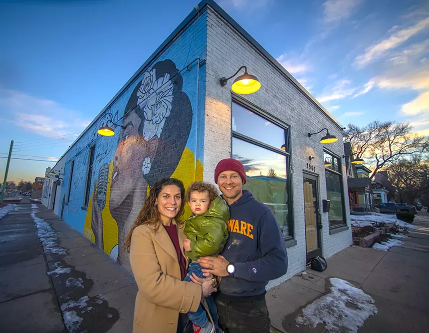 Jessica Ralston and Reuben Zacharakis-Jutz decided against opening a coffee shop, but are staying in Curtis Park. - EVAN SEMON