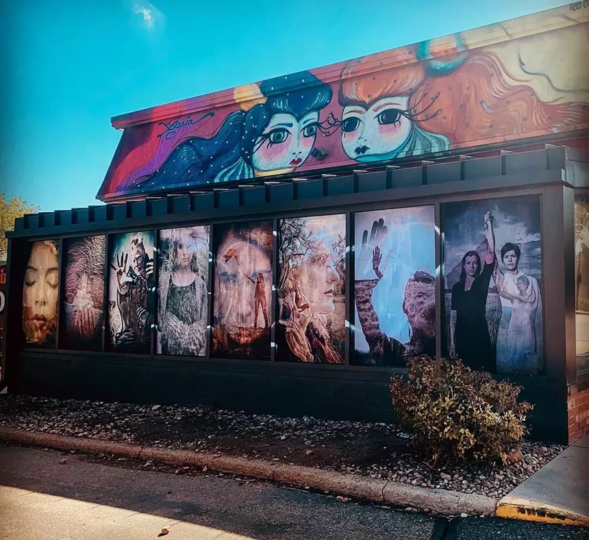 Visit the murals at the Street Wise Mural Festival for Boulder Arts Week. - EDICA PACHA AND UC SEPIA