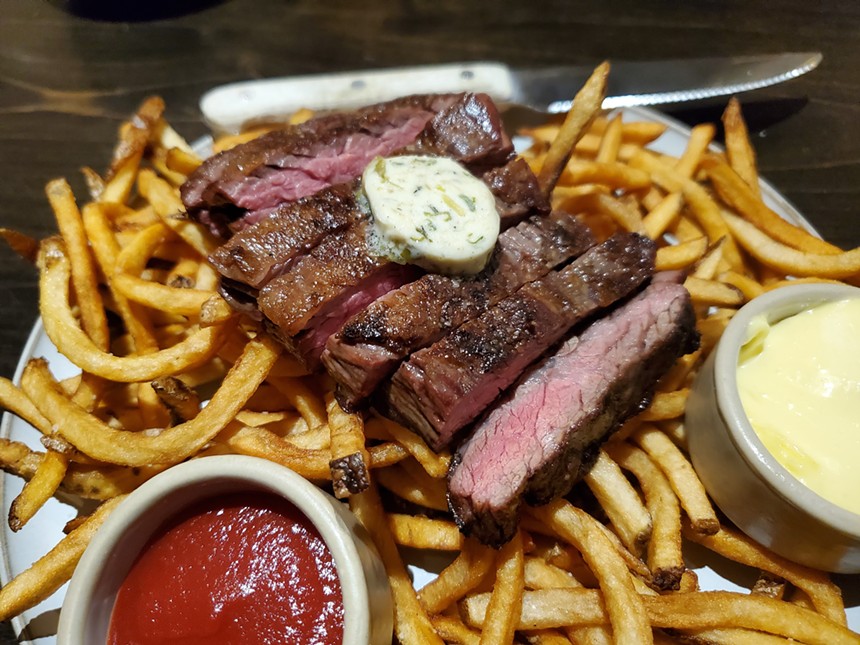 The happy hour steak frites at Annette is one of the best deals in town. - MOLLY MARTIN
