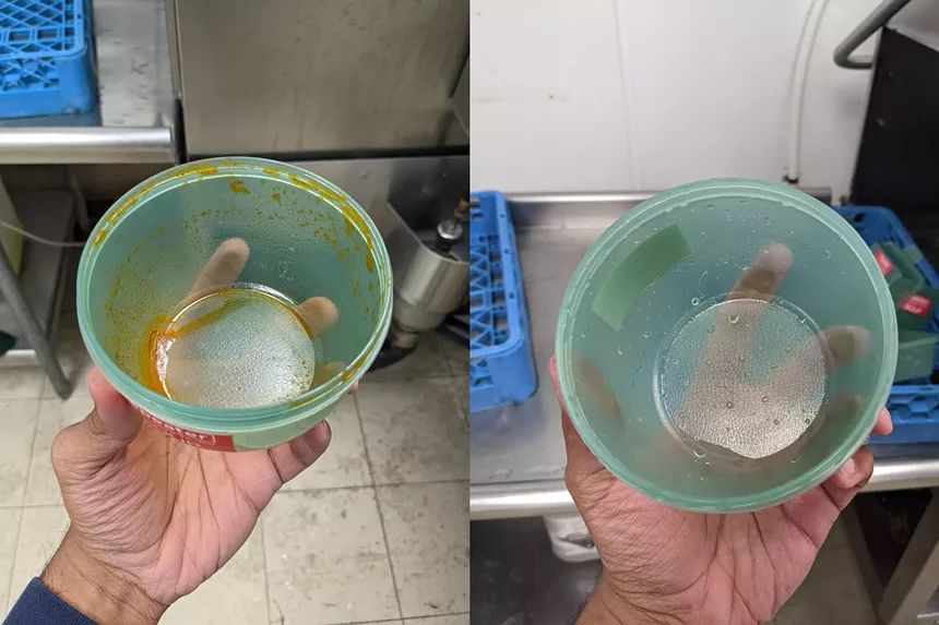 Repeater uses industrial tools to sanitize their containers between each use. - PHOTO COURTESY OF REPEATER
