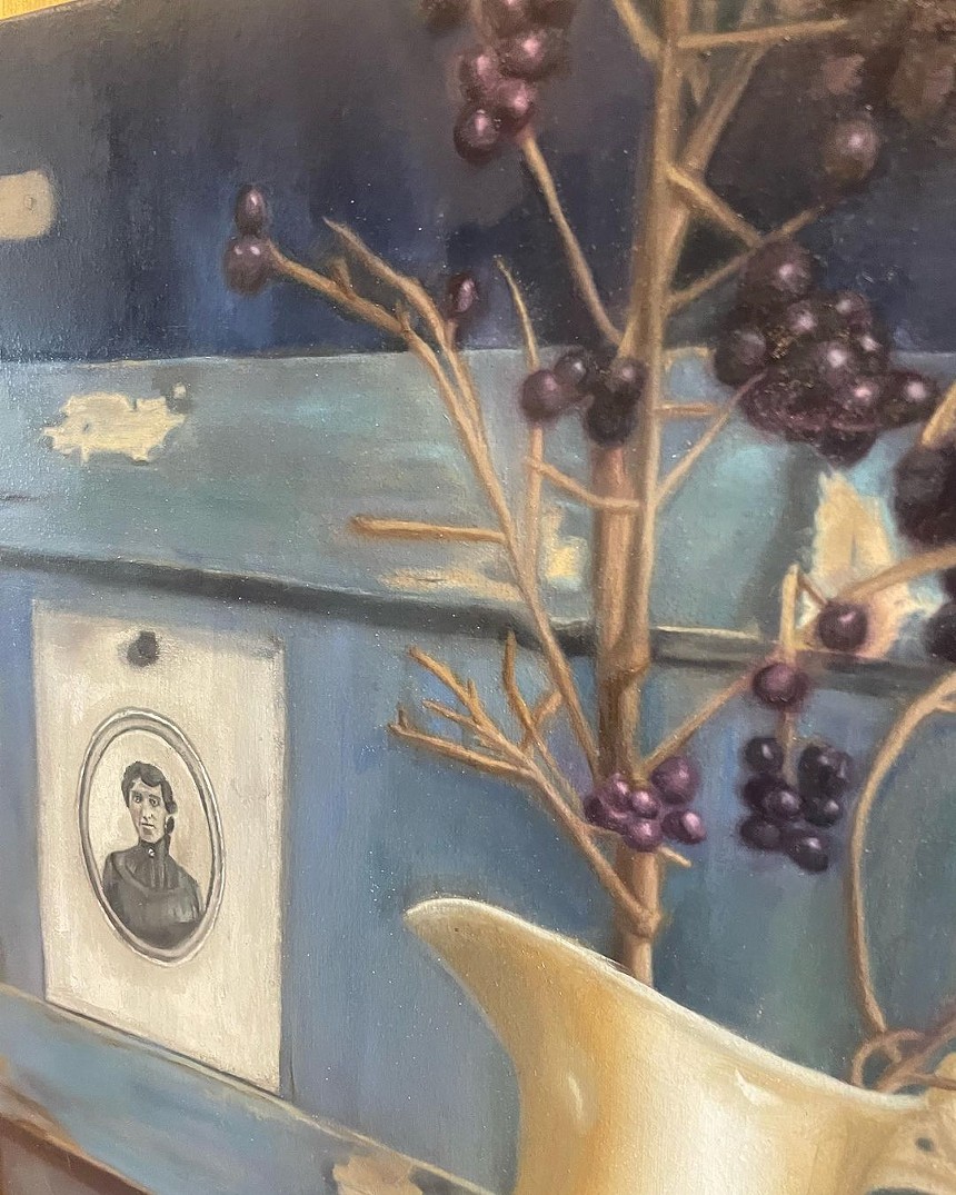 Detail of a still life by Laura Green. - LAURA GREEN