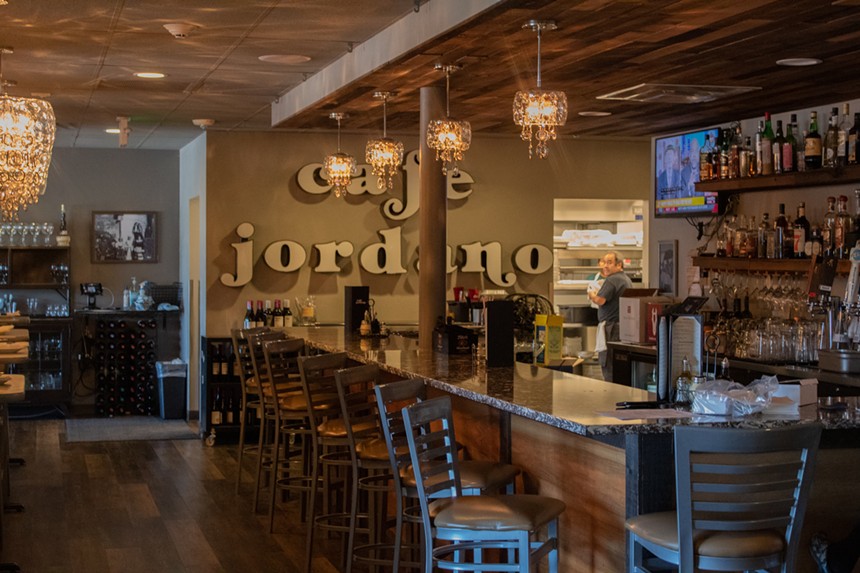 Cafe Jordano boasts a large menu, including a whole section of buffalo dishes, an American twist on traditional Italian fare. - NATE DAY