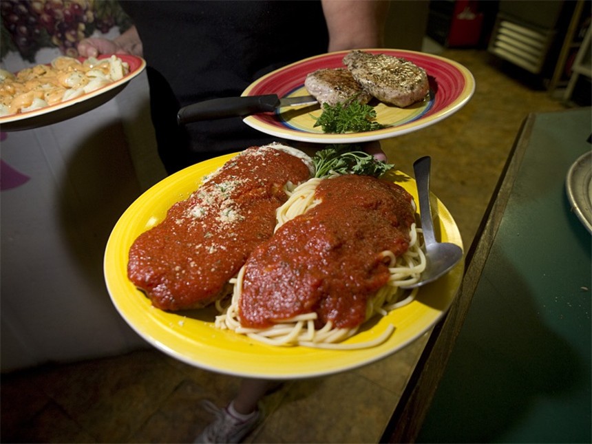 It's less than twenty years old, but Mama Sannino's has old-school clout. - MARK MANGER