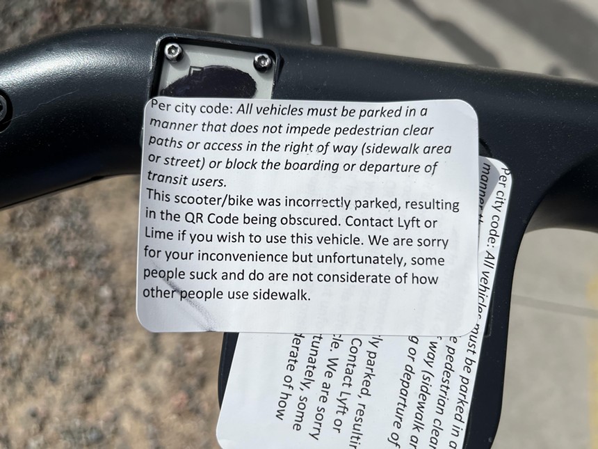 A scooter bandit has been patrolling the streets of Denver. - REDDIT