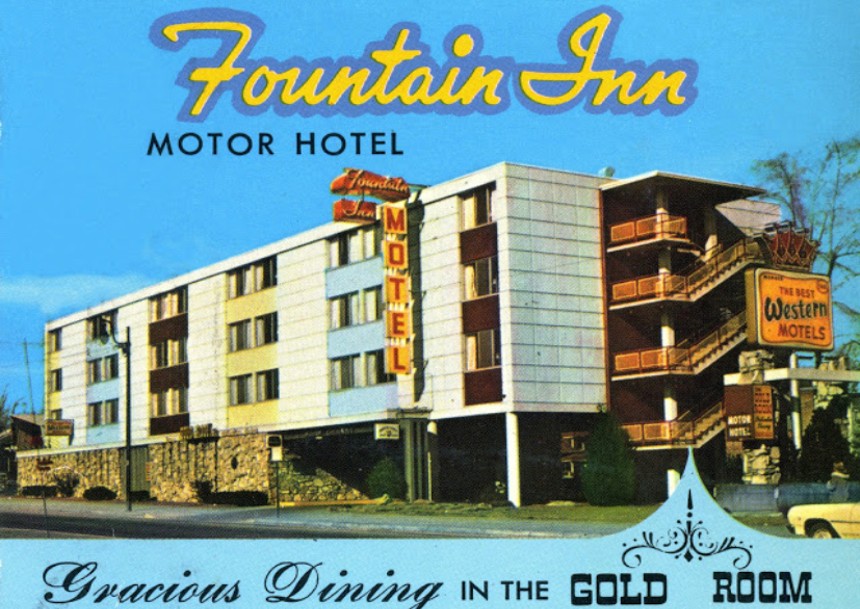 The Fountain Inn catered to tourists who were driving along Colfax Avenue as they traversed the U.S. - COURTESY OF COLFAX MUSEUM